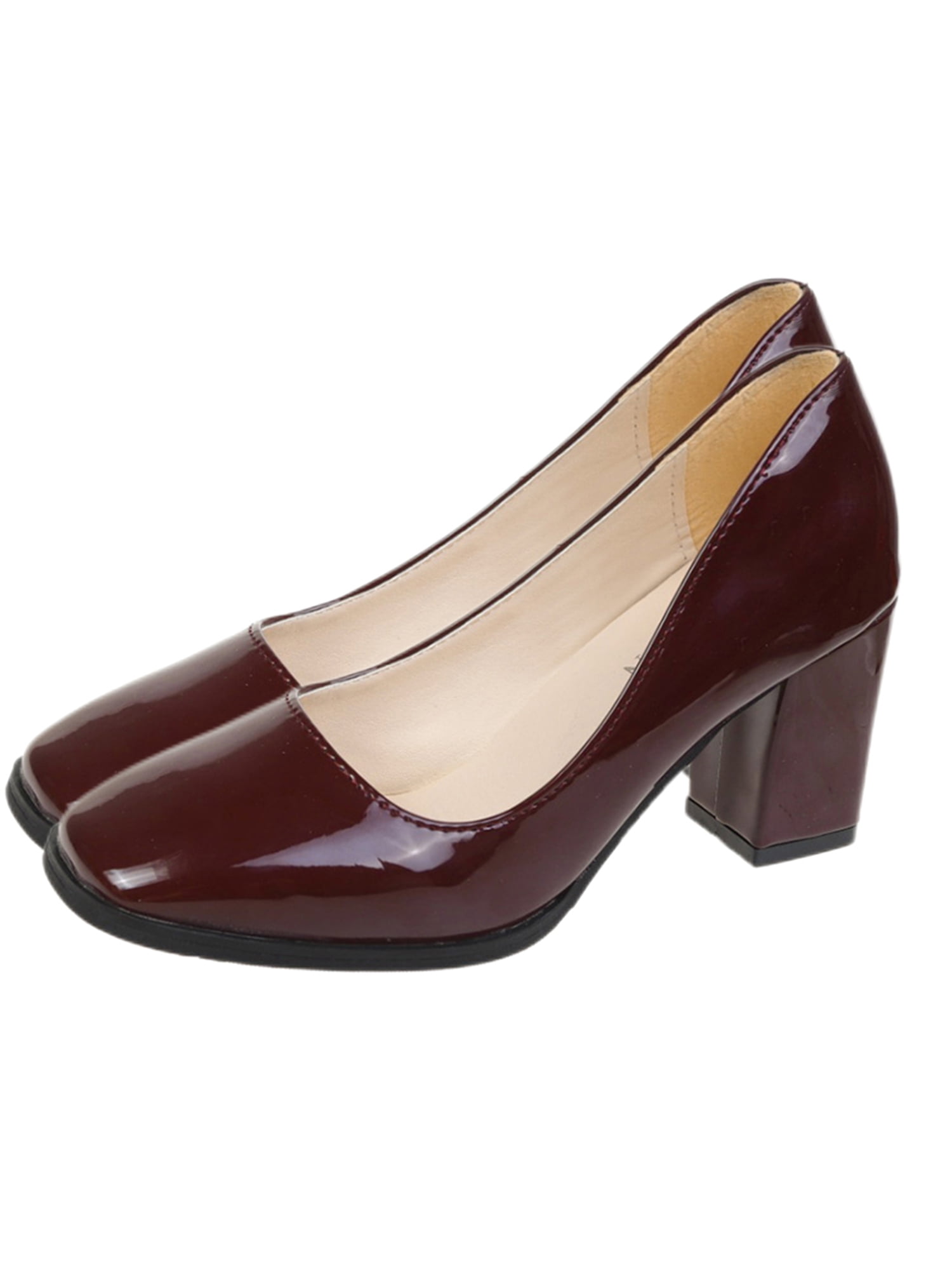 Pikolinos women´s leather pumps on low heel - cognac brown | Robel.shoes